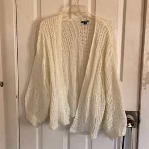 🌺Loose knit cream cardigan